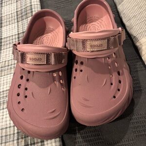 CROCS Women's Pink Mules
